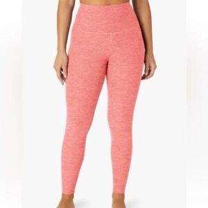 Beyond Yoga Caught In The Midi Space Dye Leggings, Heathered Pink, Size Medium